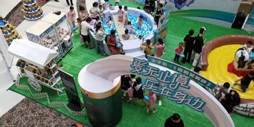 长沙孚仕瑞展览工厂助力太子奶举办大型商场活动